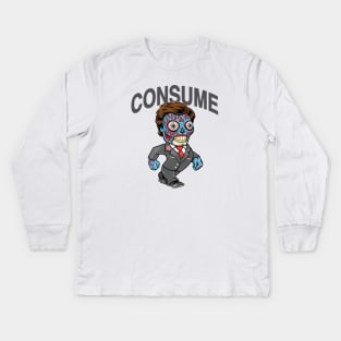 CONSUME - They Live Mascot Kids Long Sleeve T-Shirt